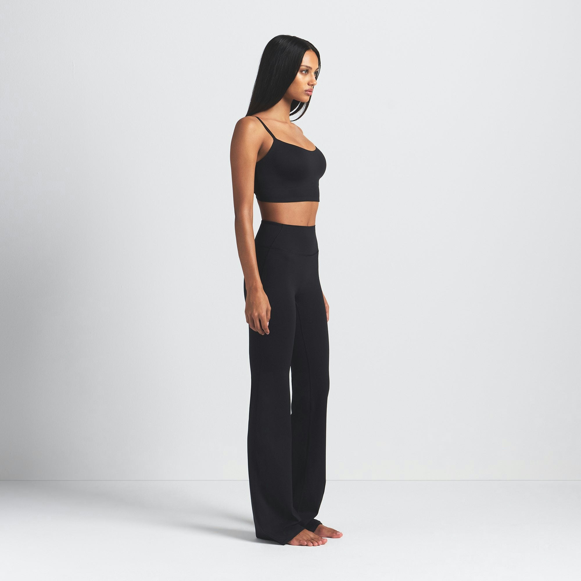 NikeSKIMS MATTE SLIM FLARE LEGGING - OBSIDIAN - image 6