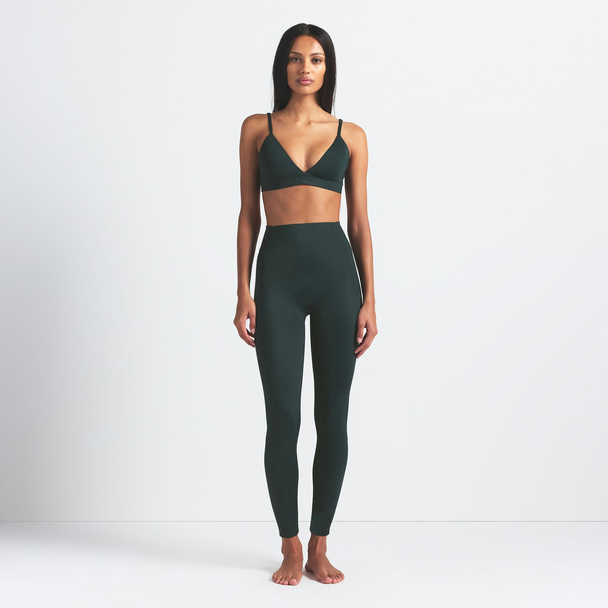 NikeSKIMS SHINE BONDED WAIST 26" LEGGING - DARK TEAL - image 17