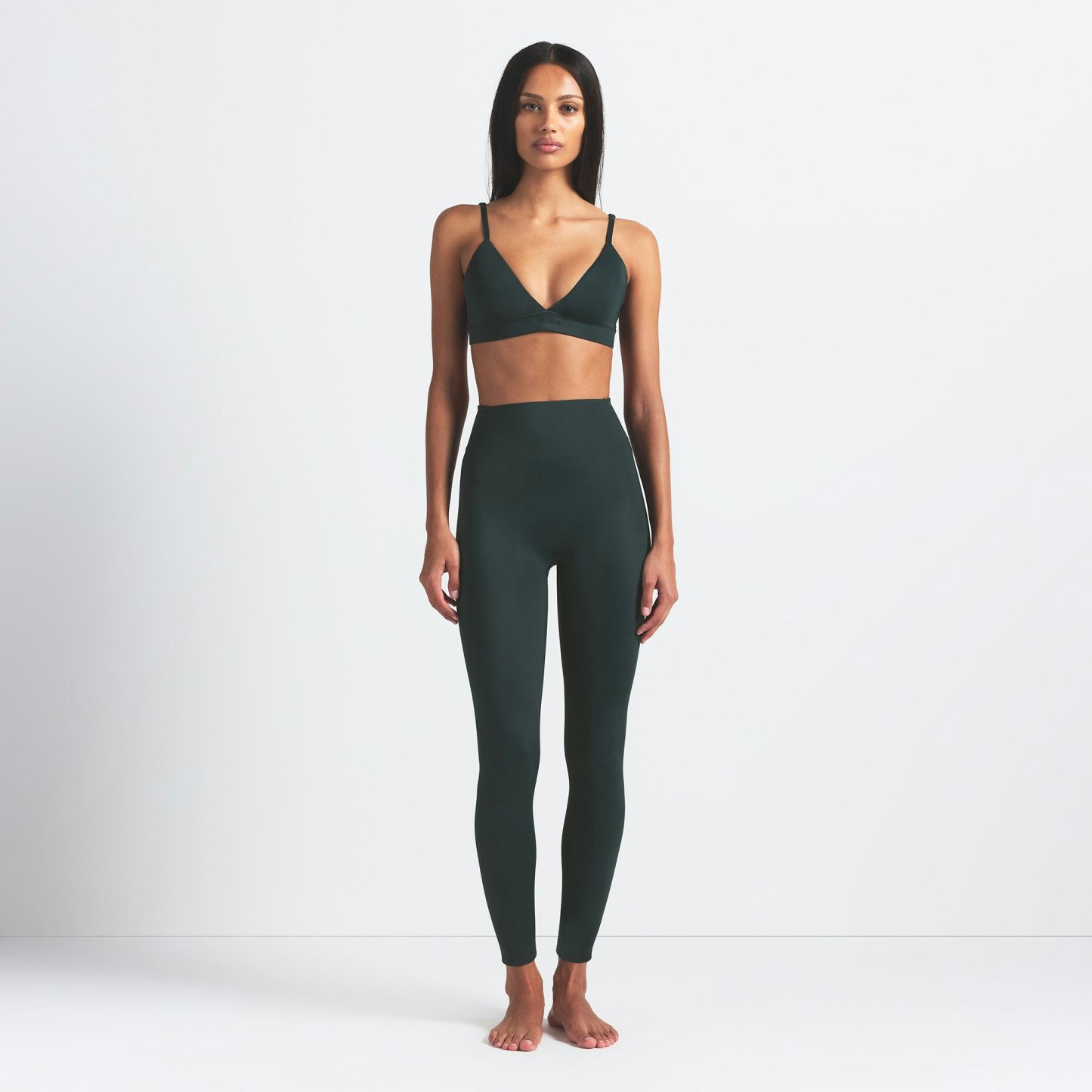 NikeSKIMS SHINE BONDED WAIST 26" LEGGING - DARK TEAL - image 17