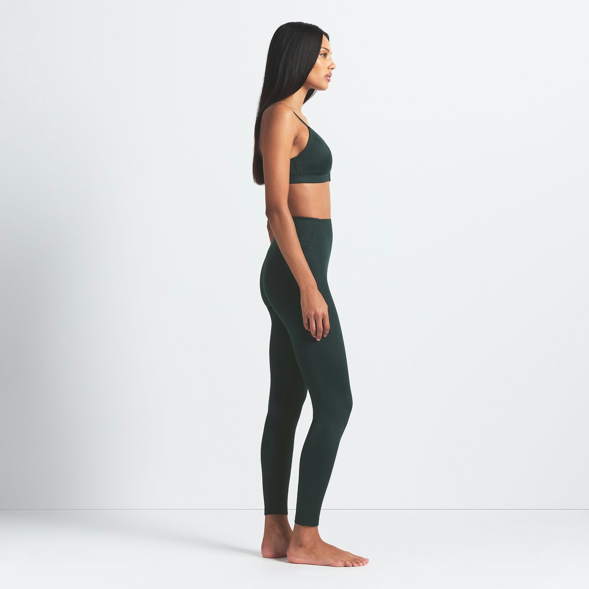 NikeSKIMS SHINE BONDED WAIST 26" LEGGING - DARK TEAL - image 20