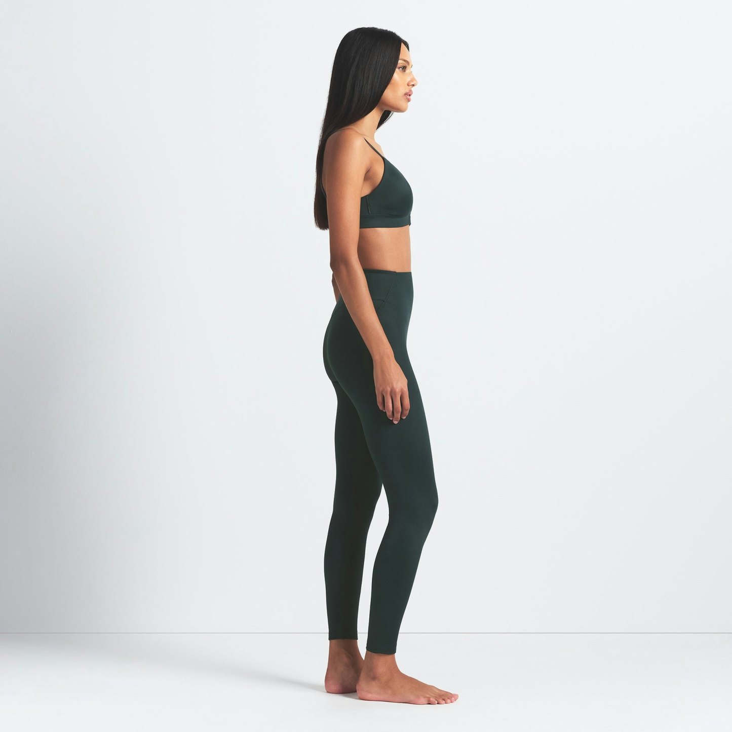 NikeSKIMS SHINE BONDED WAIST 26" LEGGING - DARK TEAL - image 20