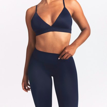 NikeSKIMS SHINE BONDED WAIST 26" LEGGING - NAVY - image 26
