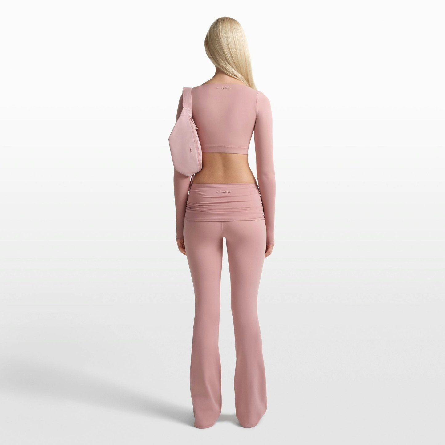 NikeSKIMS MATTE FOLDOVER SLIM FLARE LEGGING - HIMALAYAN - image 18