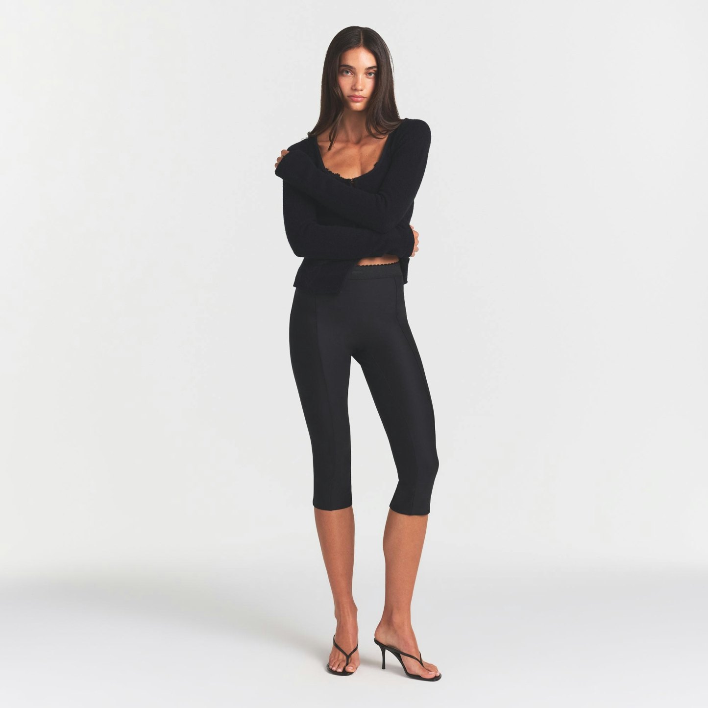 SKIMS BODY HIGH-WAISTED CAPRI - ONYX