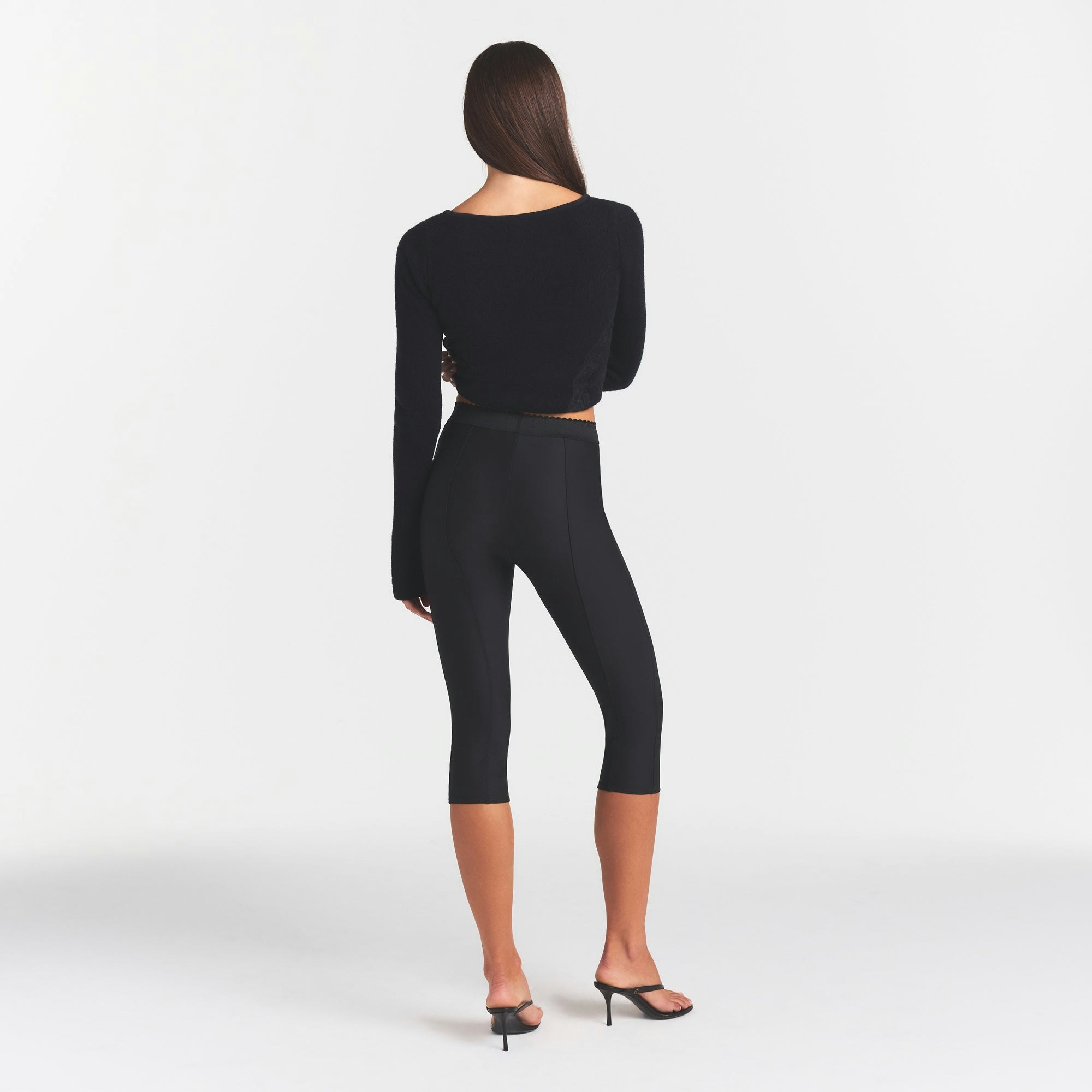 SKIMS BODY HIGH-WAISTED CAPRI - ONYX - image 4