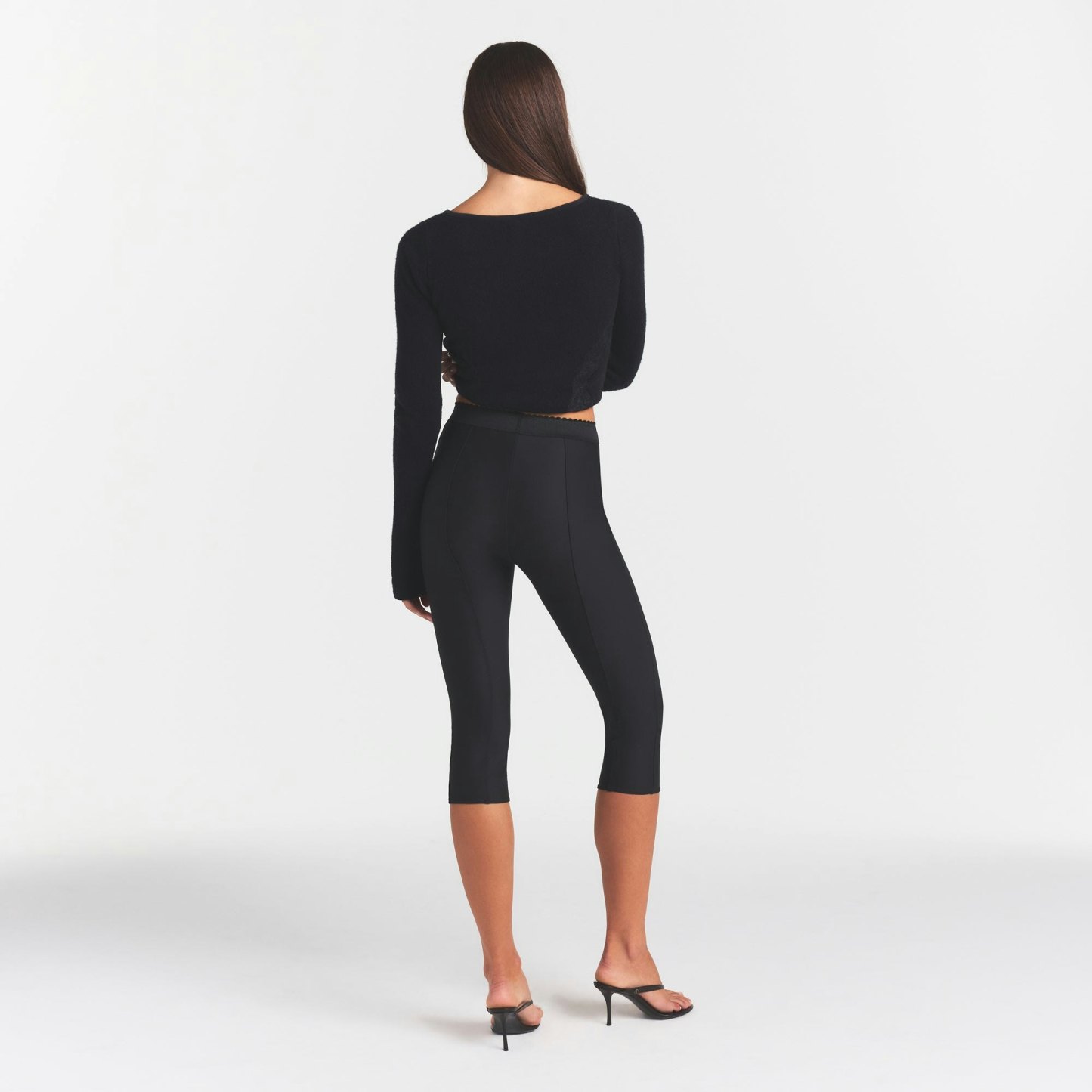 SKIMS BODY HIGH-WAISTED CAPRI - ONYX - image 4