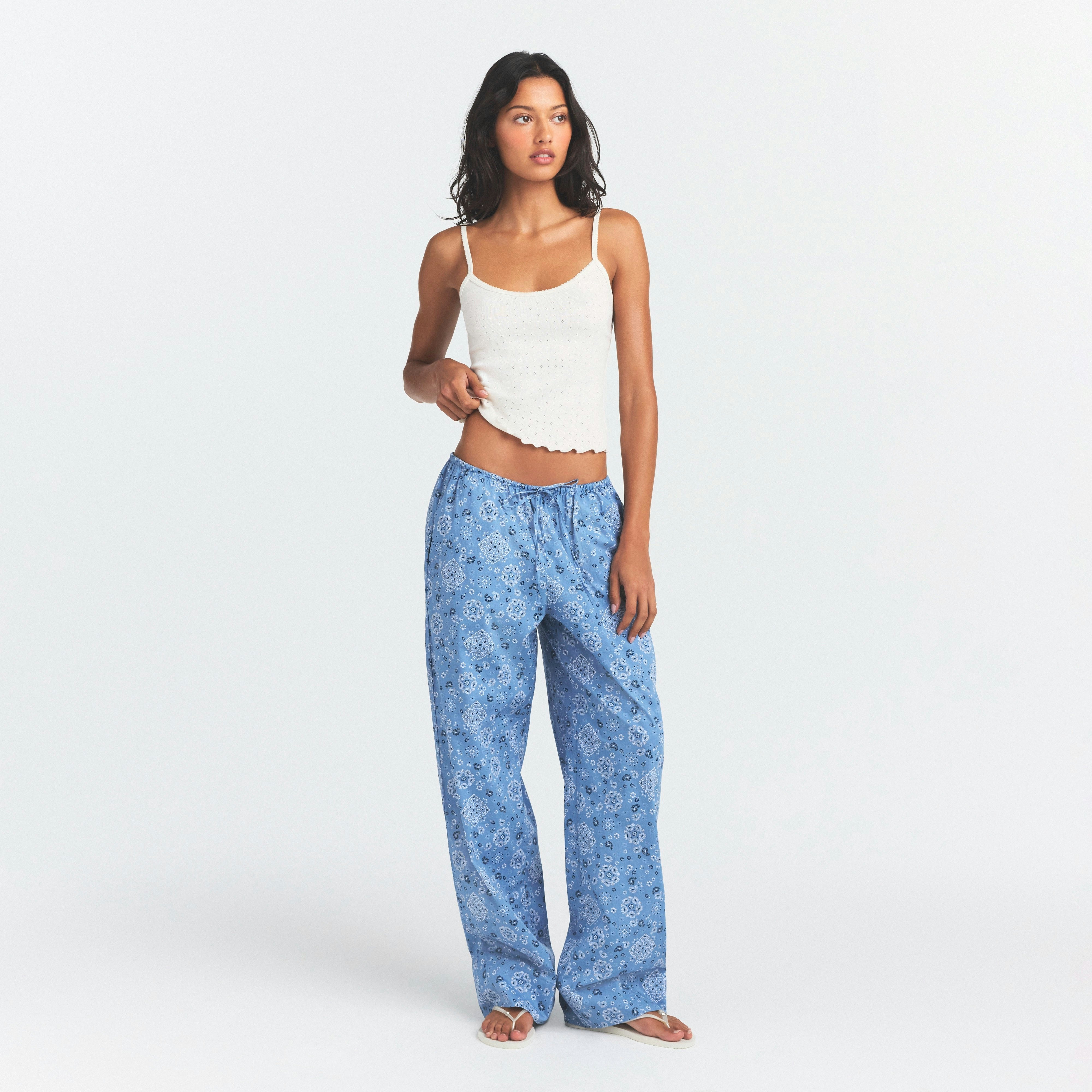 COTTON POPLIN SLEEP STRAIGHT LEG PANT - ARCTIC BANDANA - image 7