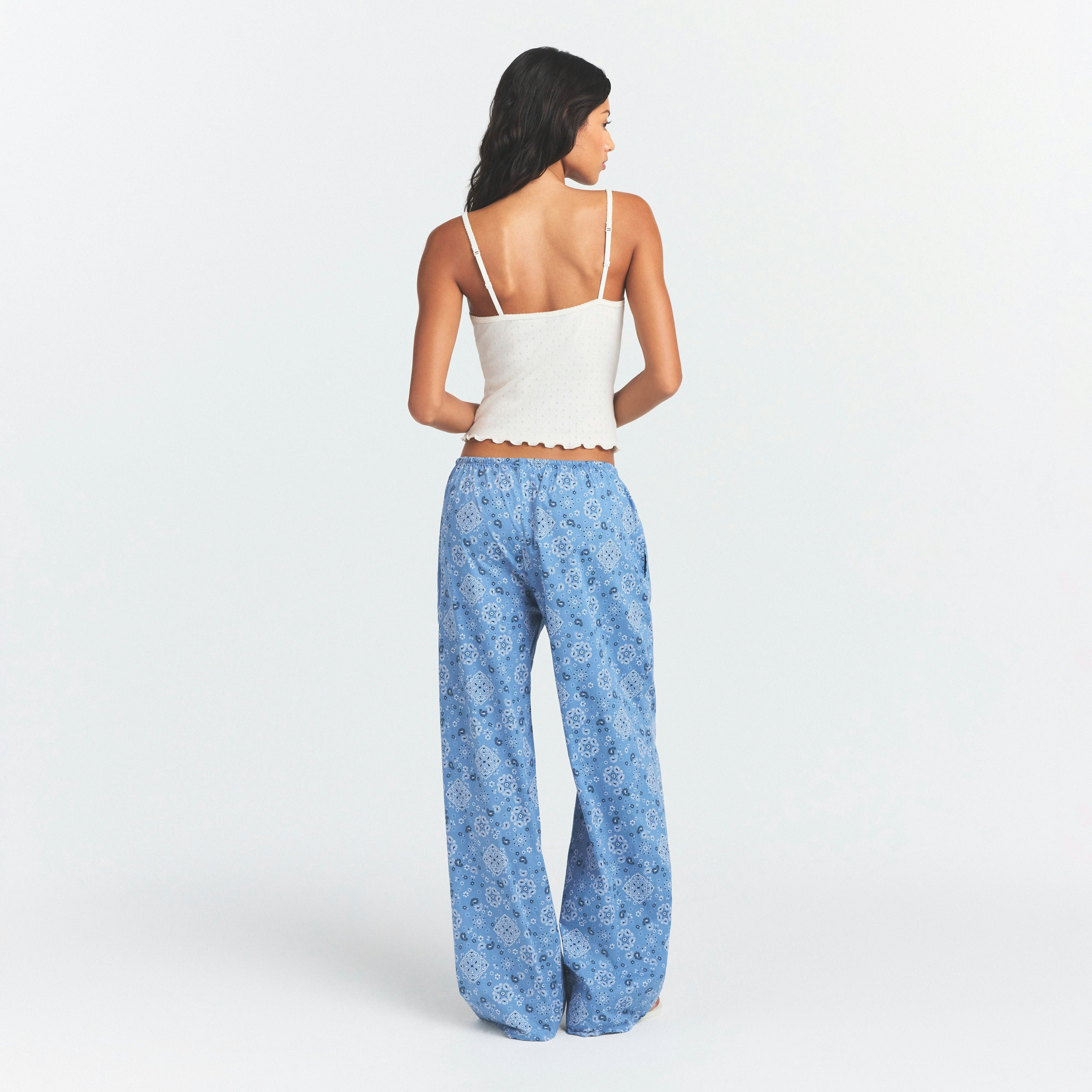 COTTON POPLIN SLEEP STRAIGHT LEG PANT - ARCTIC BANDANA - image 10