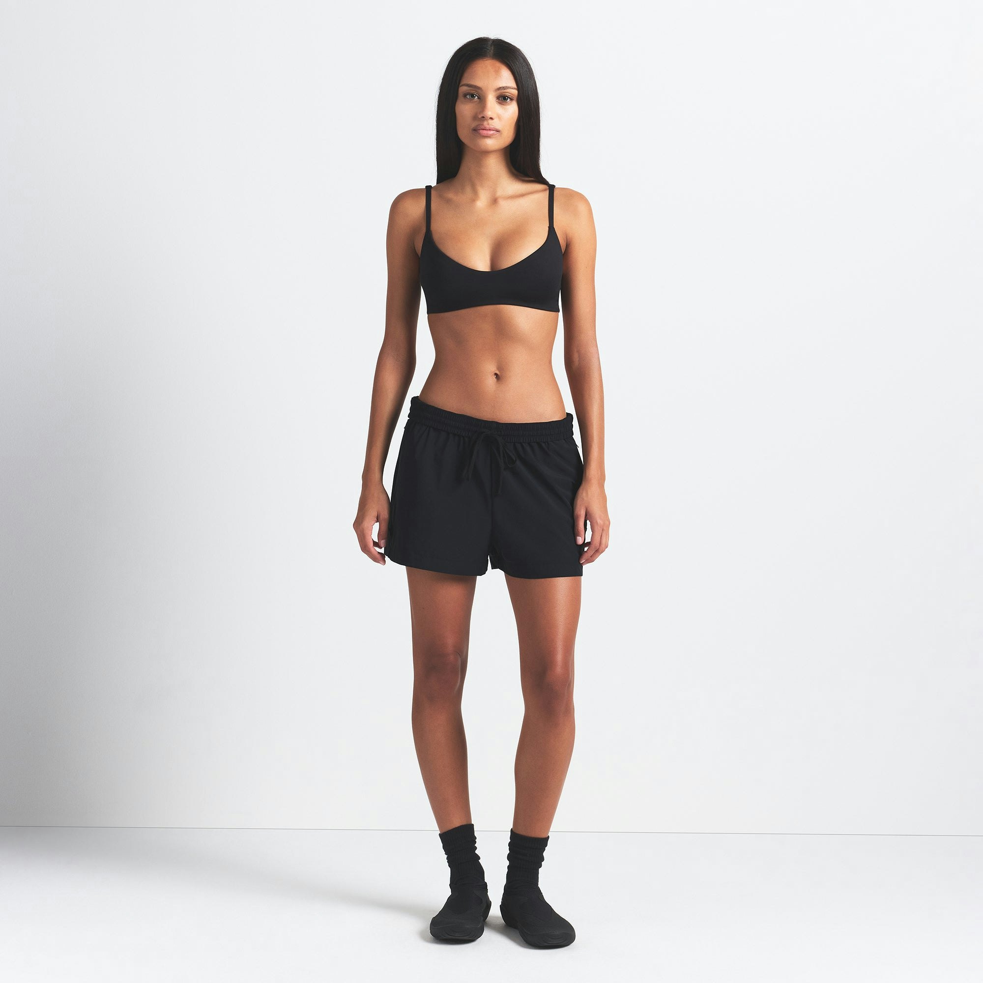 NikeSKIMS WOVEN NYLON 5" TRACK SHORT - OBSIDIAN - image 4