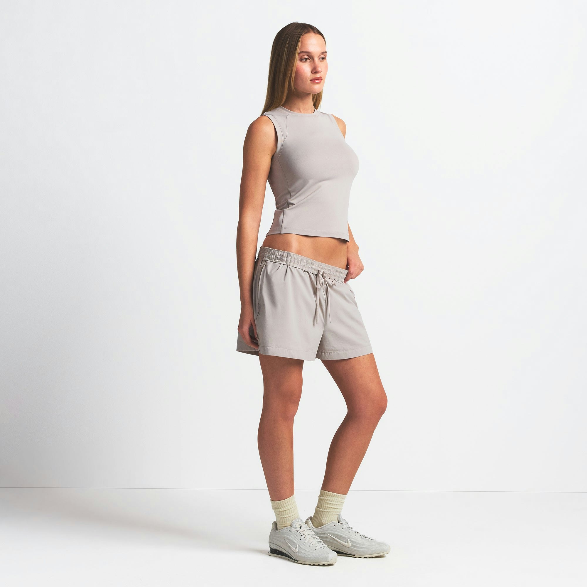 NikeSKIMS WOVEN NYLON 5" TRACK SHORT - STONE - image 10