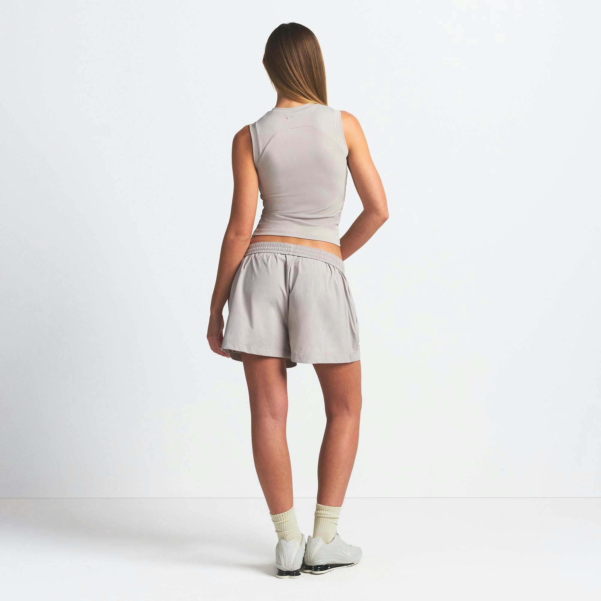 NikeSKIMS WOVEN NYLON 5" TRACK SHORT - STONE - image 11