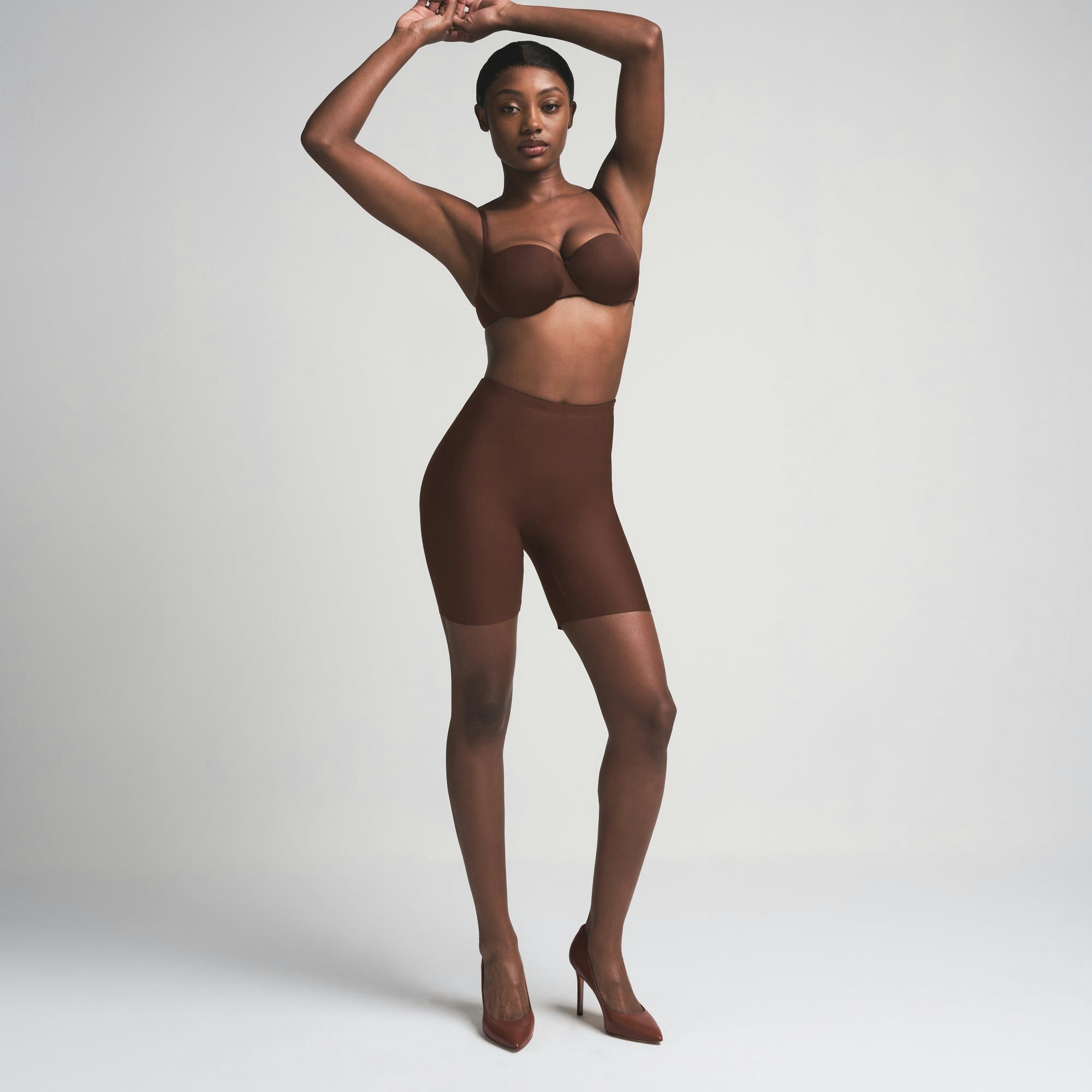 SKIMS BODY BUTT ENHANCING PADDED SHORT - COCOA