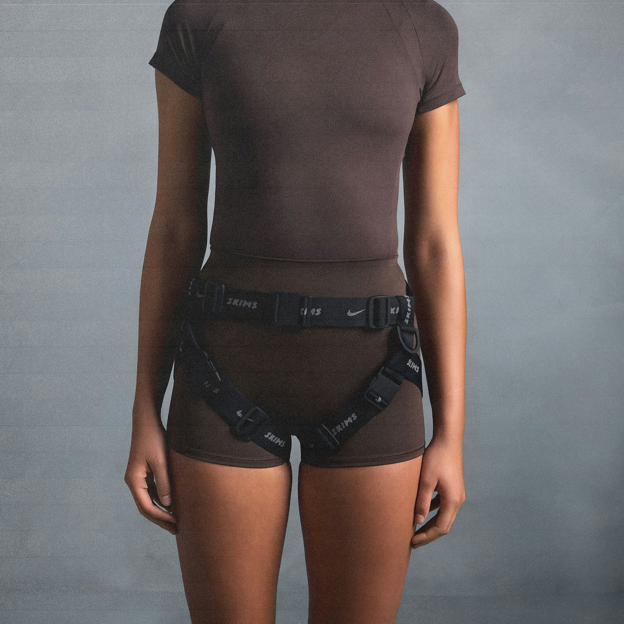 NikeSKIMS MATTE 3" SHORT - DARK SEPIA - image 10