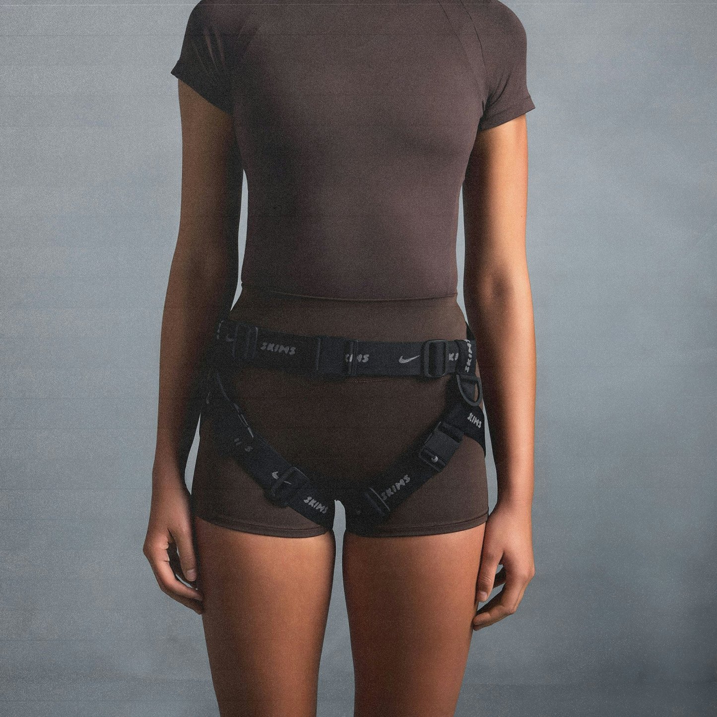 NikeSKIMS MATTE 3" SHORT - DARK SEPIA - image 10
