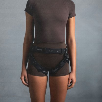 NikeSKIMS MATTE 3" SHORT - DARK SEPIA - image 10