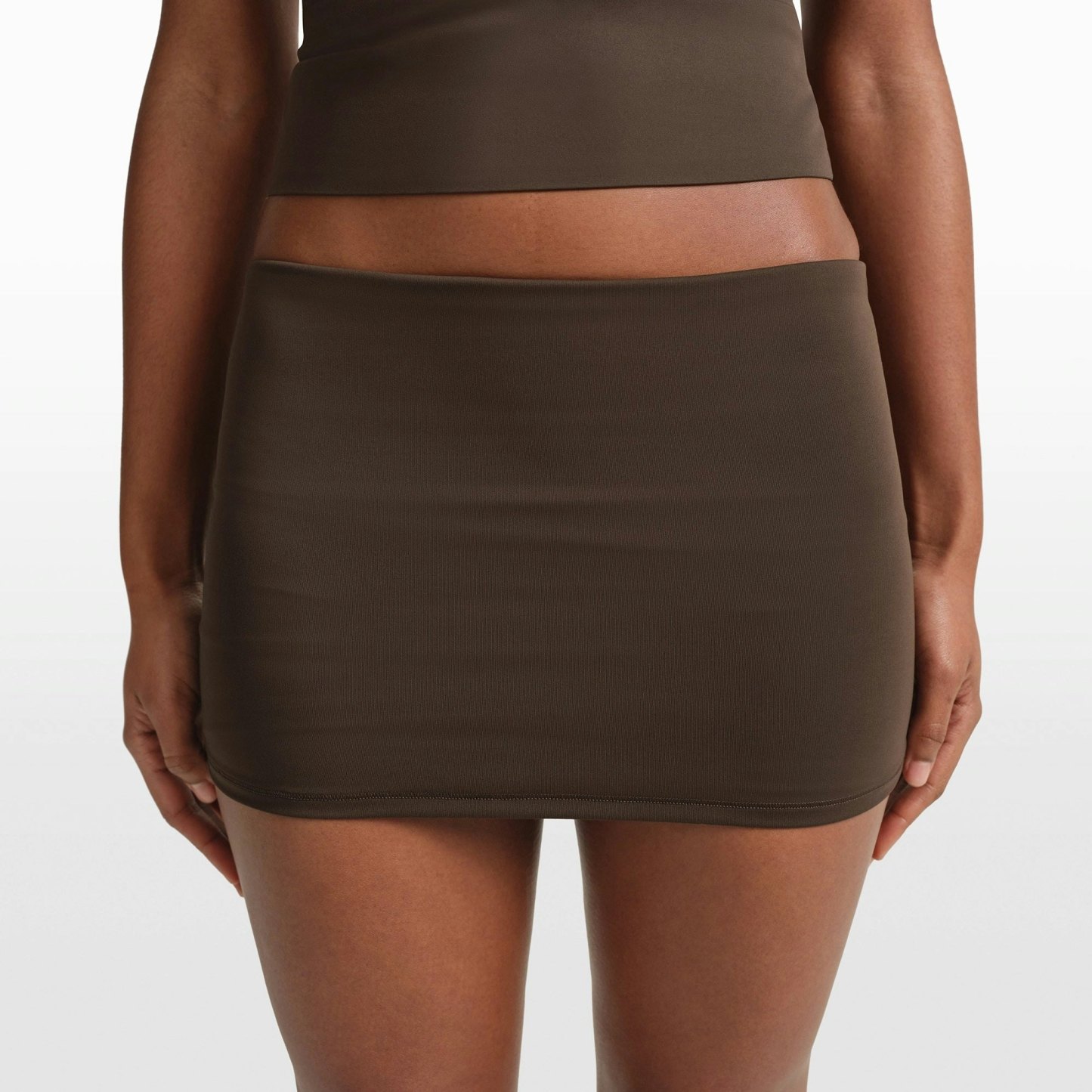 NikeSKIMS MATTE 3" FOLDOVER SHORT - DARK SEPIA - image 19