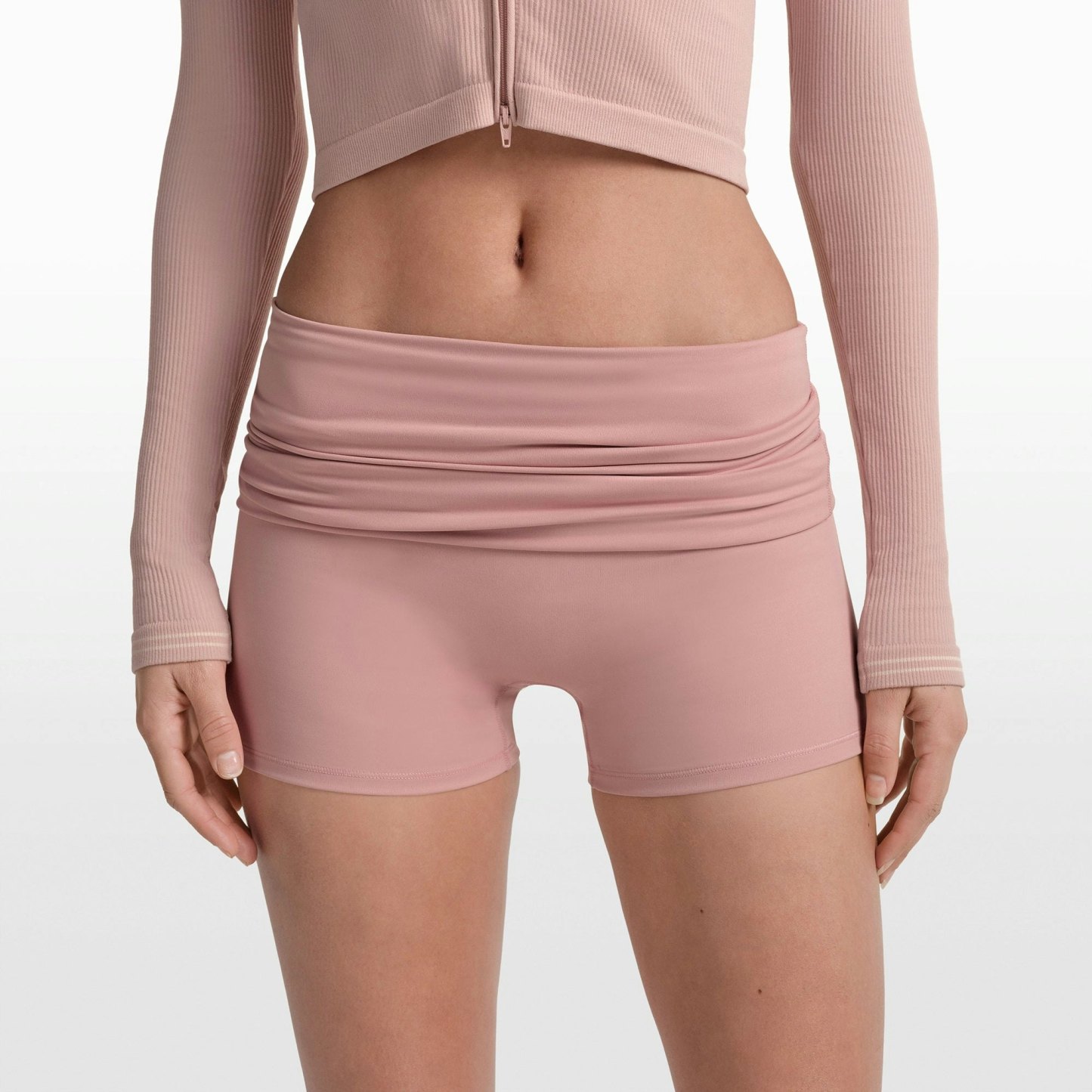 NikeSKIMS MATTE 3" FOLDOVER SHORT - HIMALAYAN - image 11