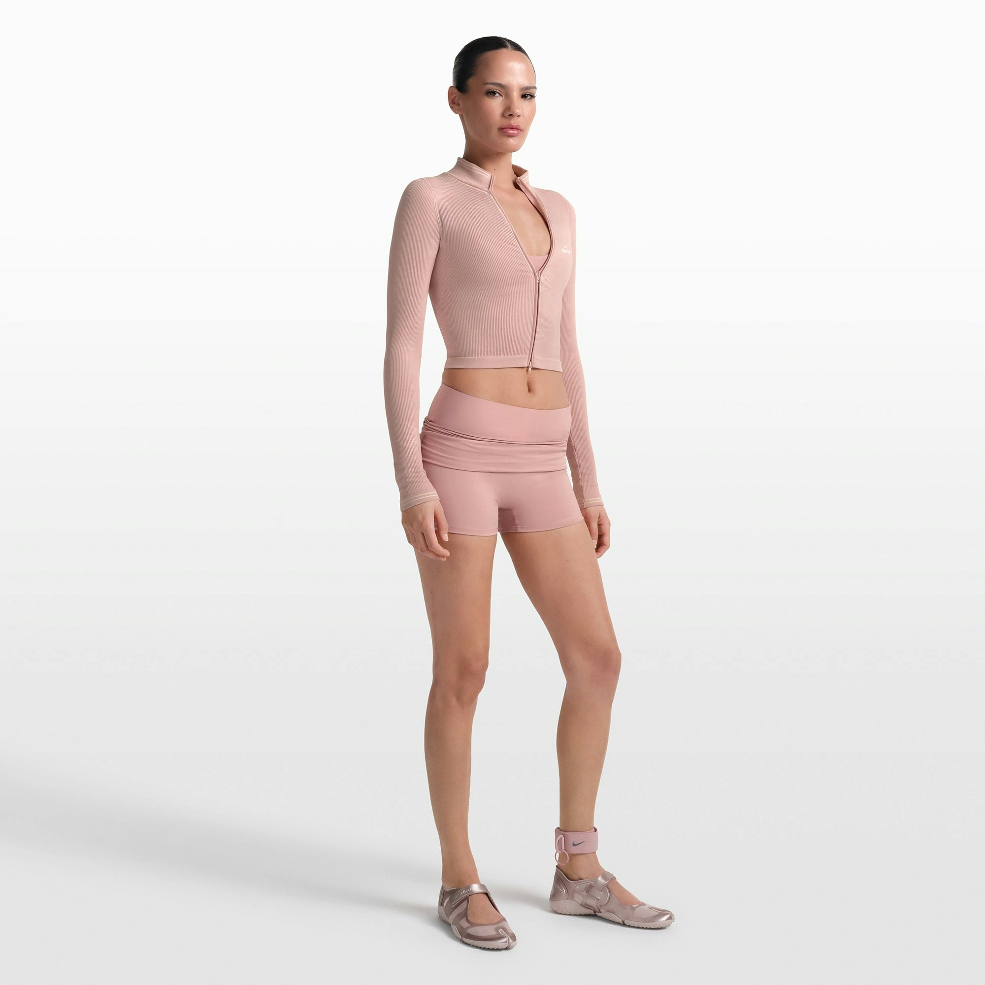 NikeSKIMS MATTE 3" FOLDOVER SHORT - HIMALAYAN - image 9
