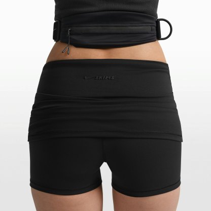 NikeSKIMS MATTE 3" FOLDOVER SHORT - OBSIDIAN - image 4