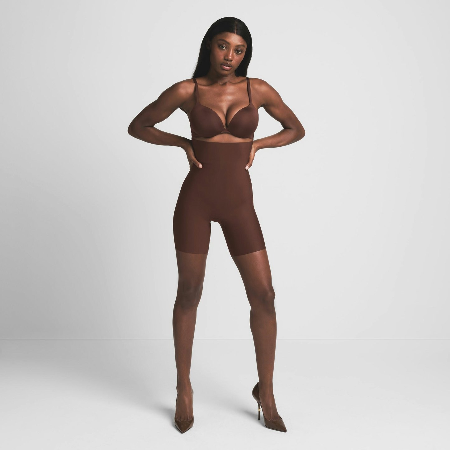 SKIMS BODY CORE SCULPT HIGH-WAISTED SHORT - COCOA