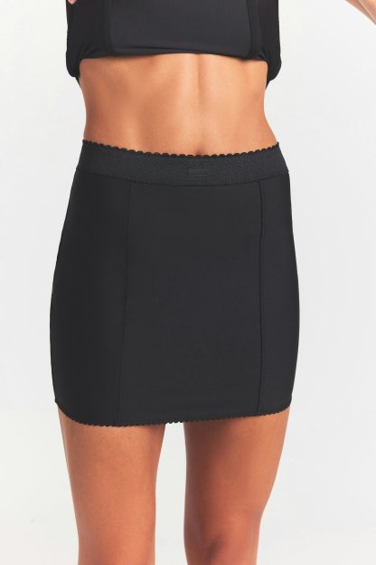SKIMS BODY MINI GARTER SKIRT - ONYX - image 3