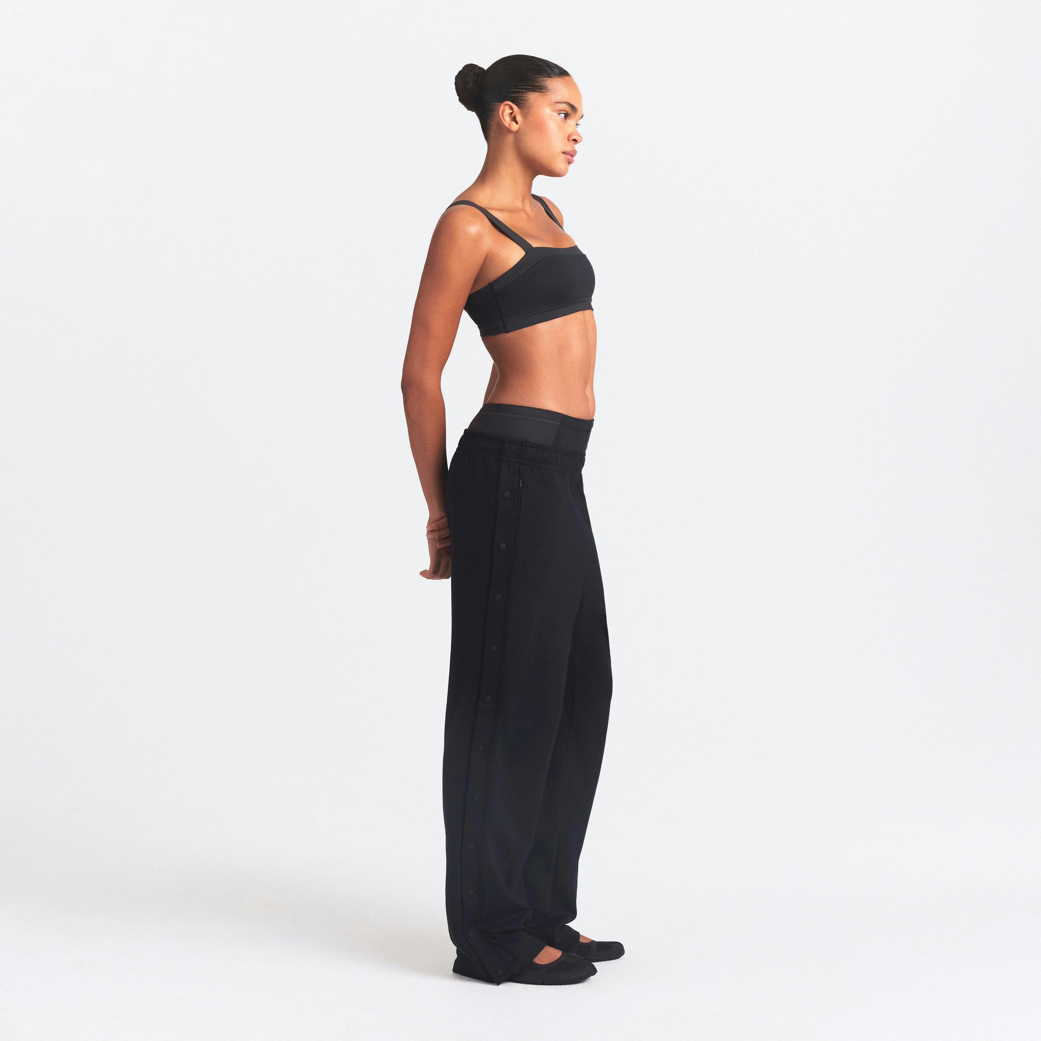 NikeSKIMS MATTE TRICOT SIDE SNAPS PANT - OBSIDIAN - image 2