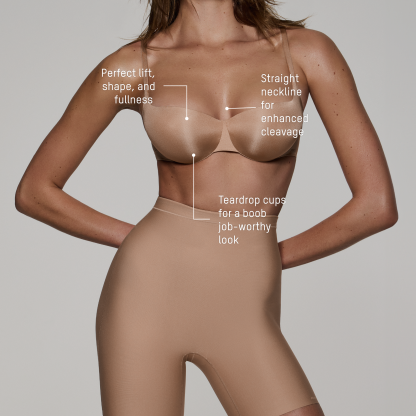 SKIMS ULTIMATE BALCONETTE PUSH-UP BRA - CLAY - image 2