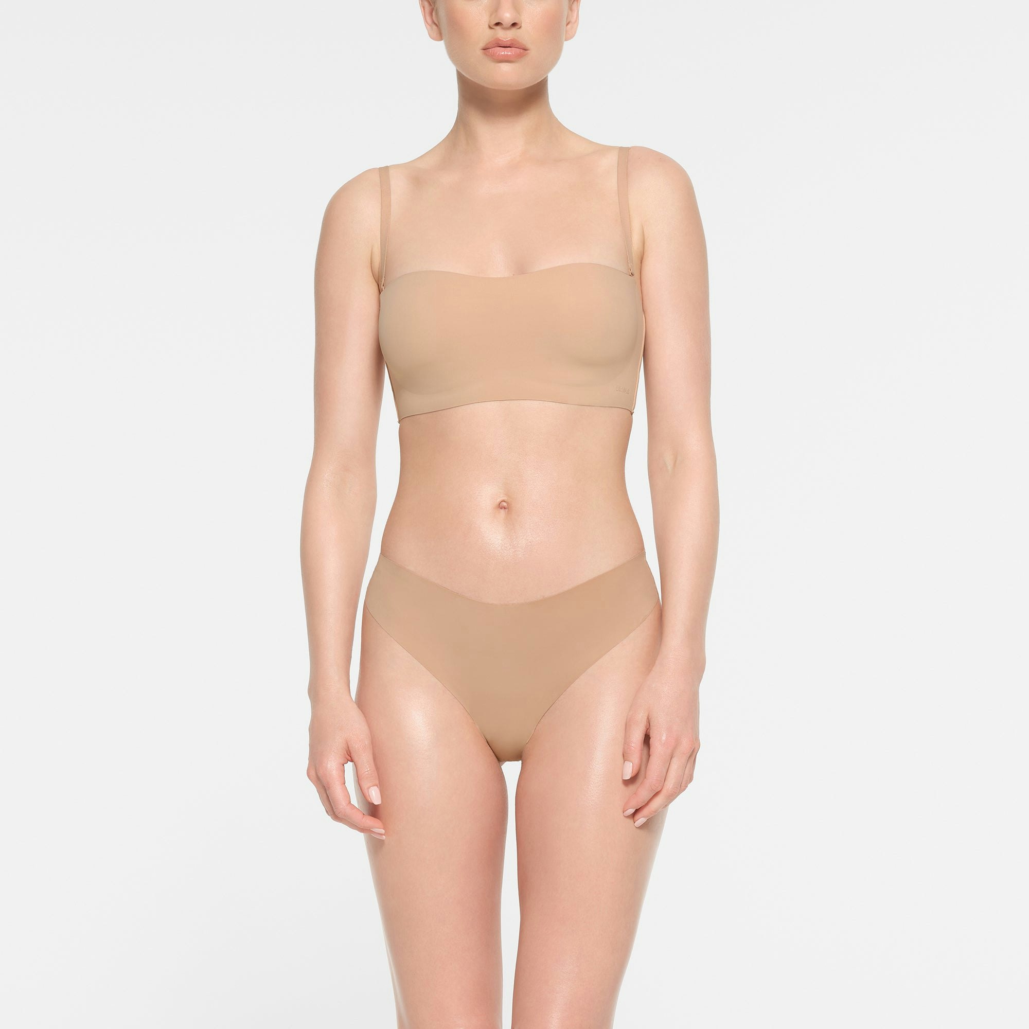 NAKED BANDEAU - CLAY - image 4