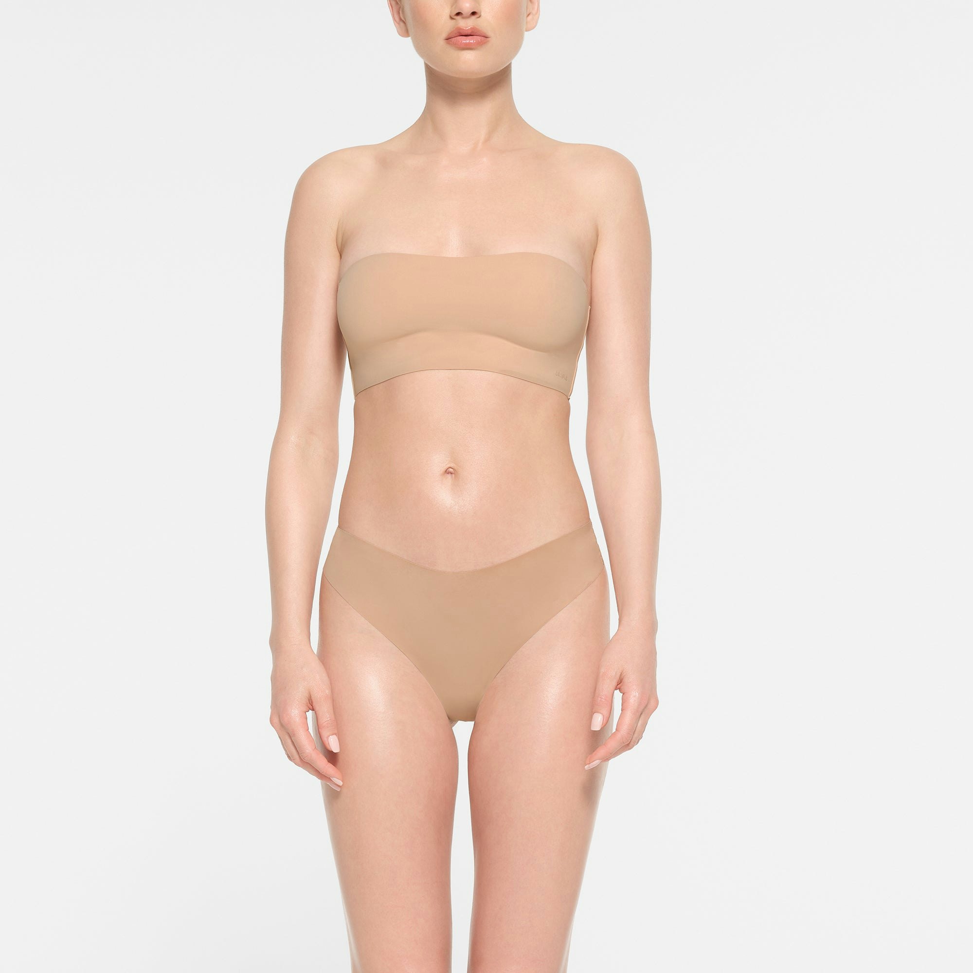 NAKED BANDEAU - CLAY