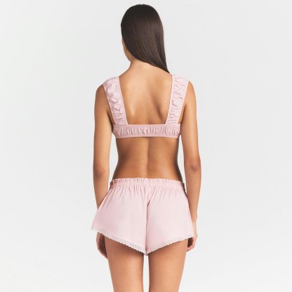 POPLIN APPAREL BRALETTE - DUSTY PINK - image 7