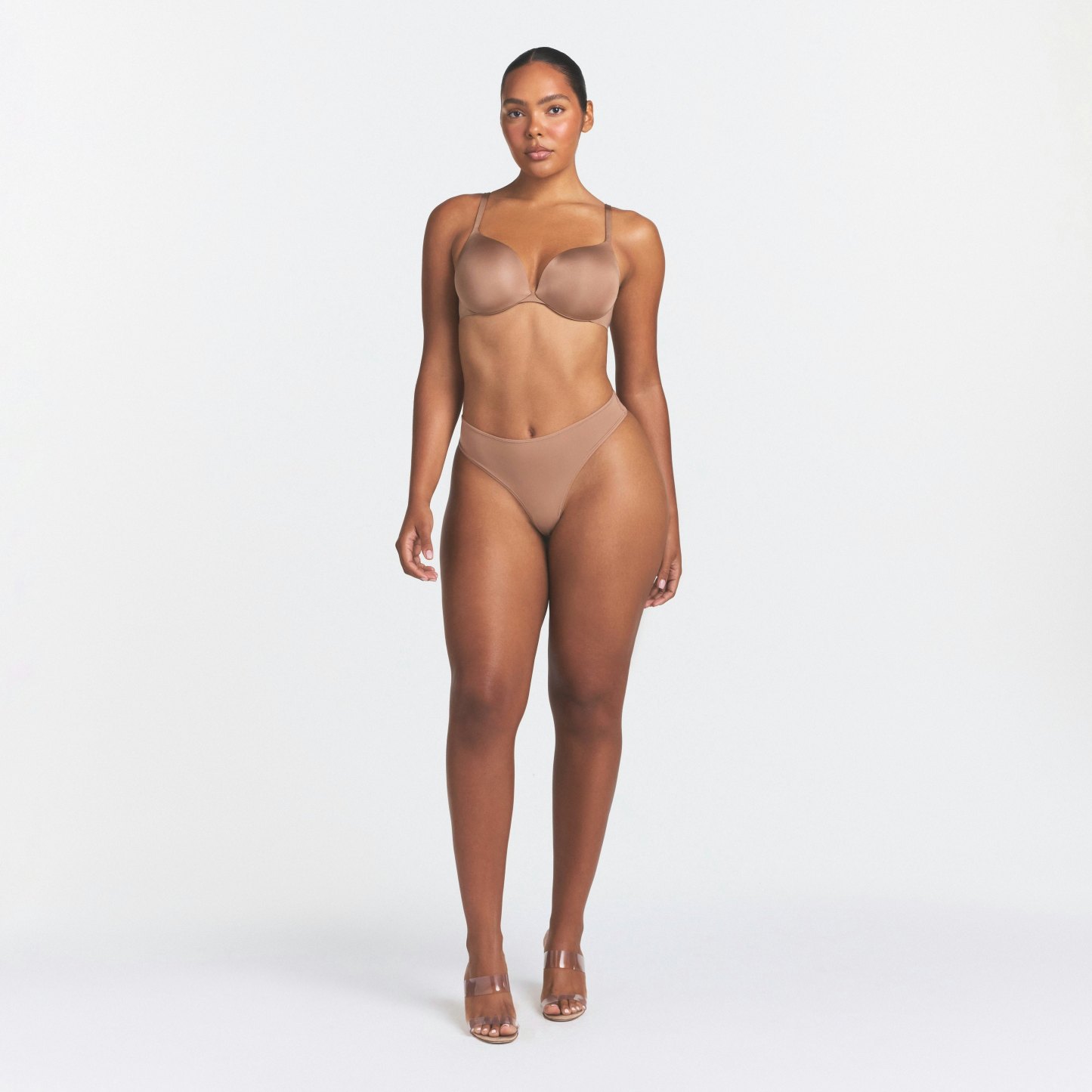 SKIMS ULTIMATE TEARDROP T-SHIRT BRA - SIENNA - image 19