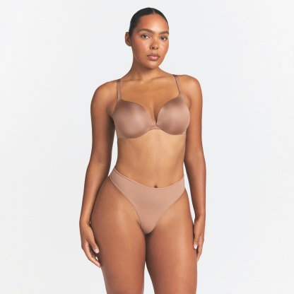 SKIMS ULTIMATE TEARDROP T-SHIRT BRA - SIENNA - image 17