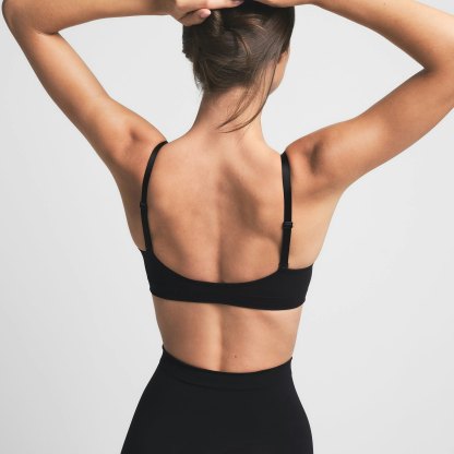 SEAMLESS SCULPT BRALETTE - ONYX