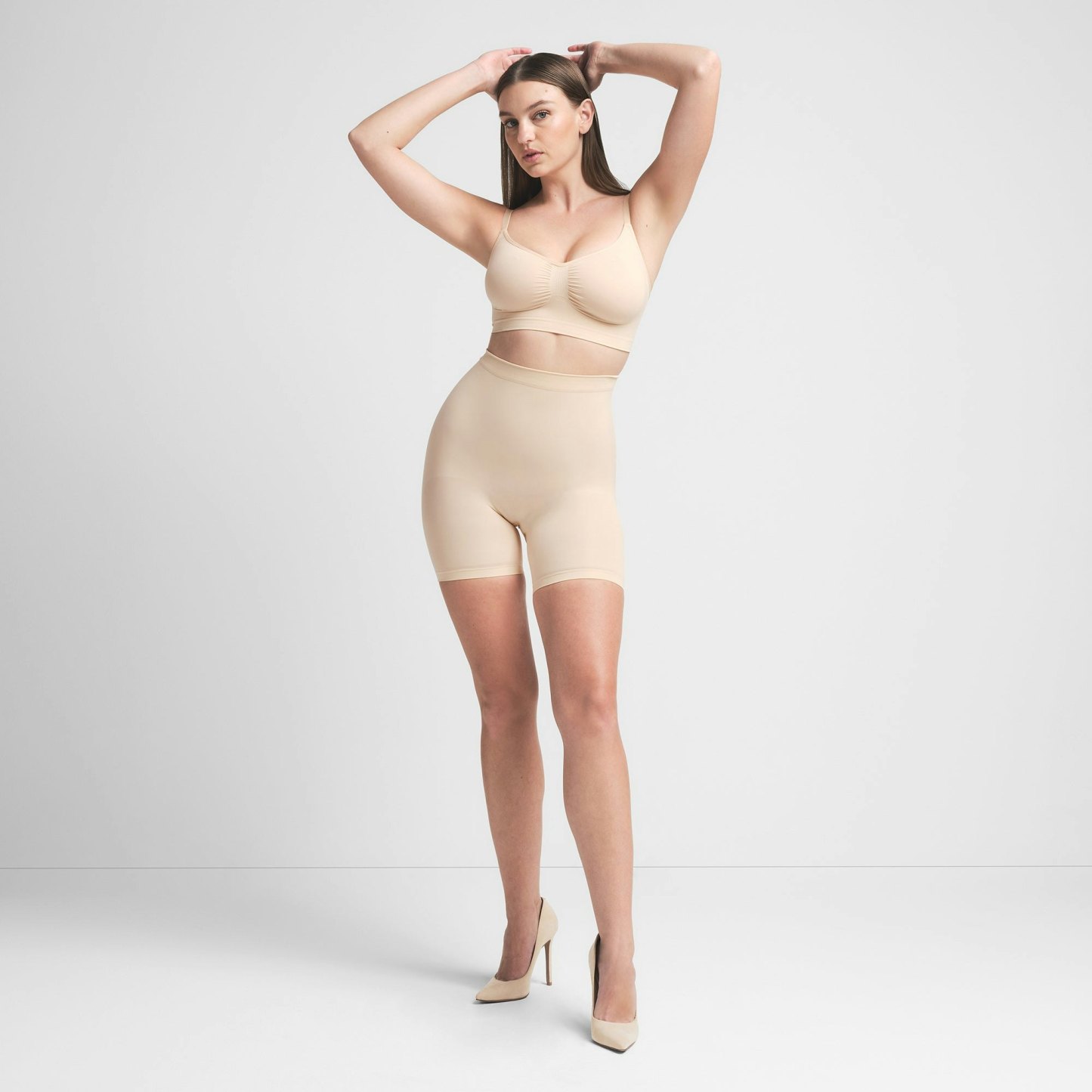 SEAMLESS SCULPT BRALETTE - SAND