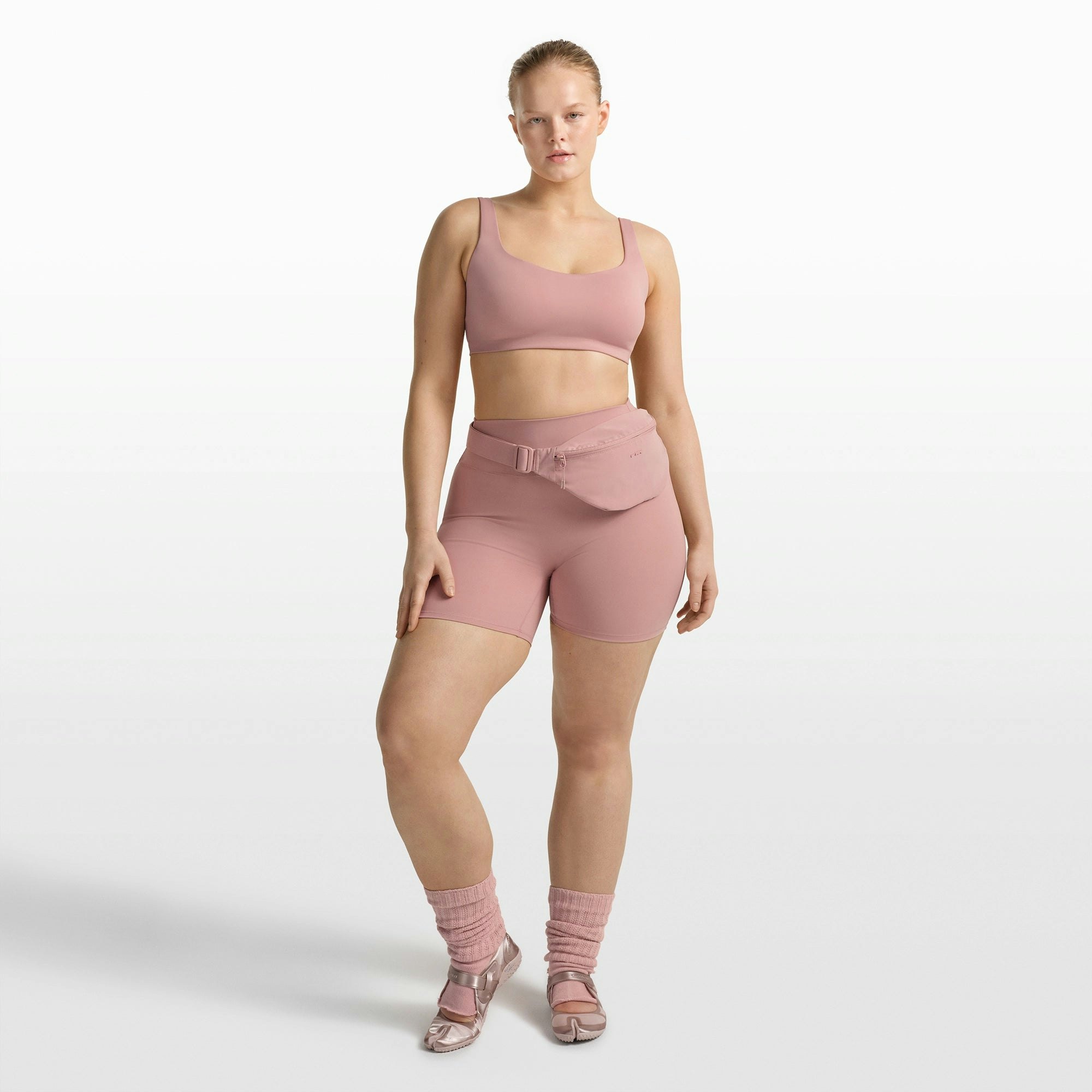NikeSKIMS MATTE SCOOP NECK BRA - HIMALAYAN - image 45
