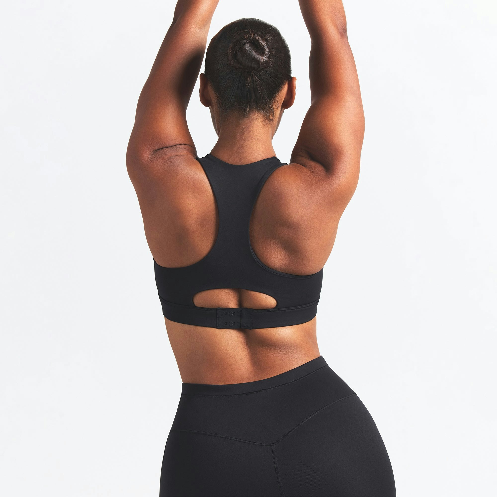 NikeSKIMS MATTE HIGH NECK BRA - OBSIDIAN - image 2