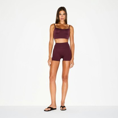NikeSKIMS MATTE CAMI BRA TOP - CURRANT - image 31