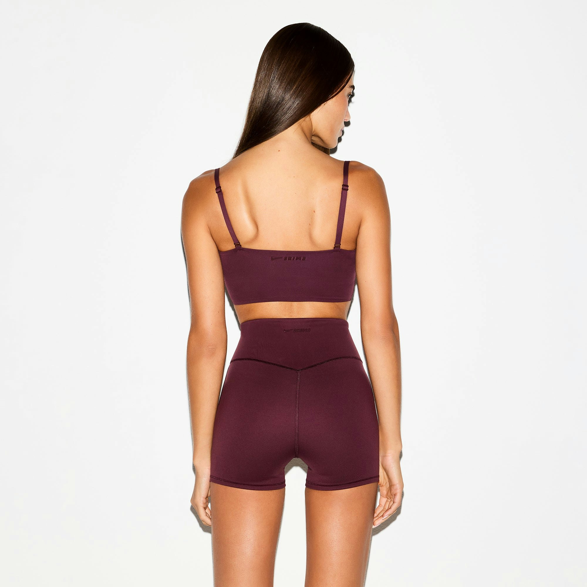 NikeSKIMS MATTE CAMI BRA TOP - CURRANT - image 34