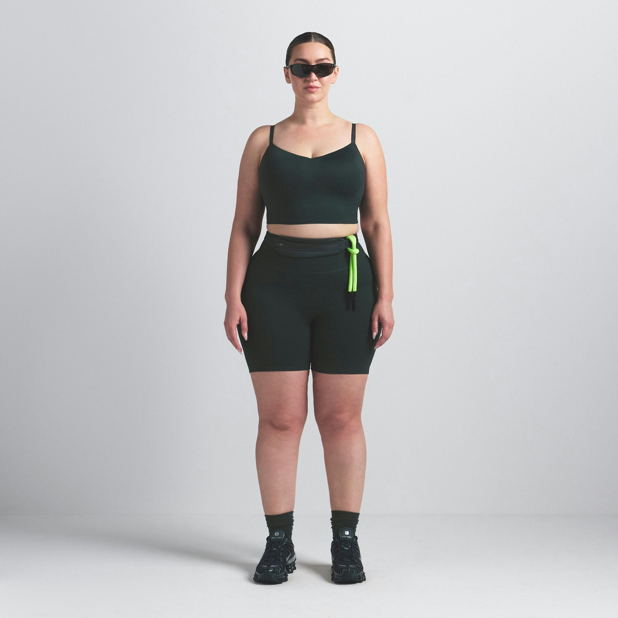 NikeSKIMS MATTE CAMI BRA TOP - DARK TEAL - image 27