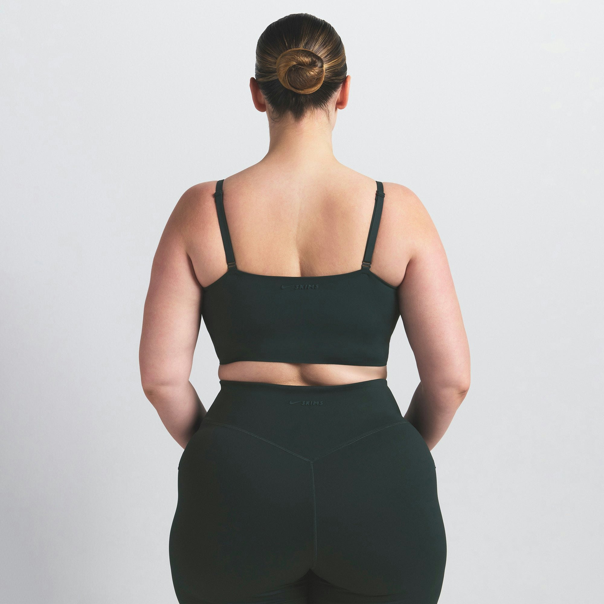 NikeSKIMS MATTE CAMI BRA TOP - DARK TEAL - image 25