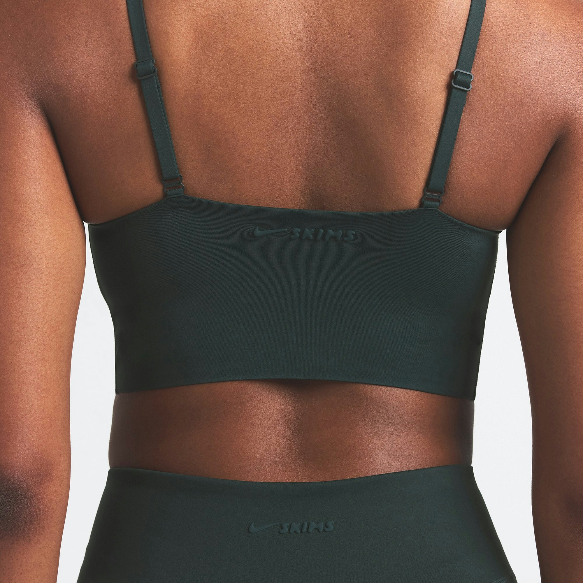 NikeSKIMS MATTE CAMI BRA TOP - DARK TEAL - image 22