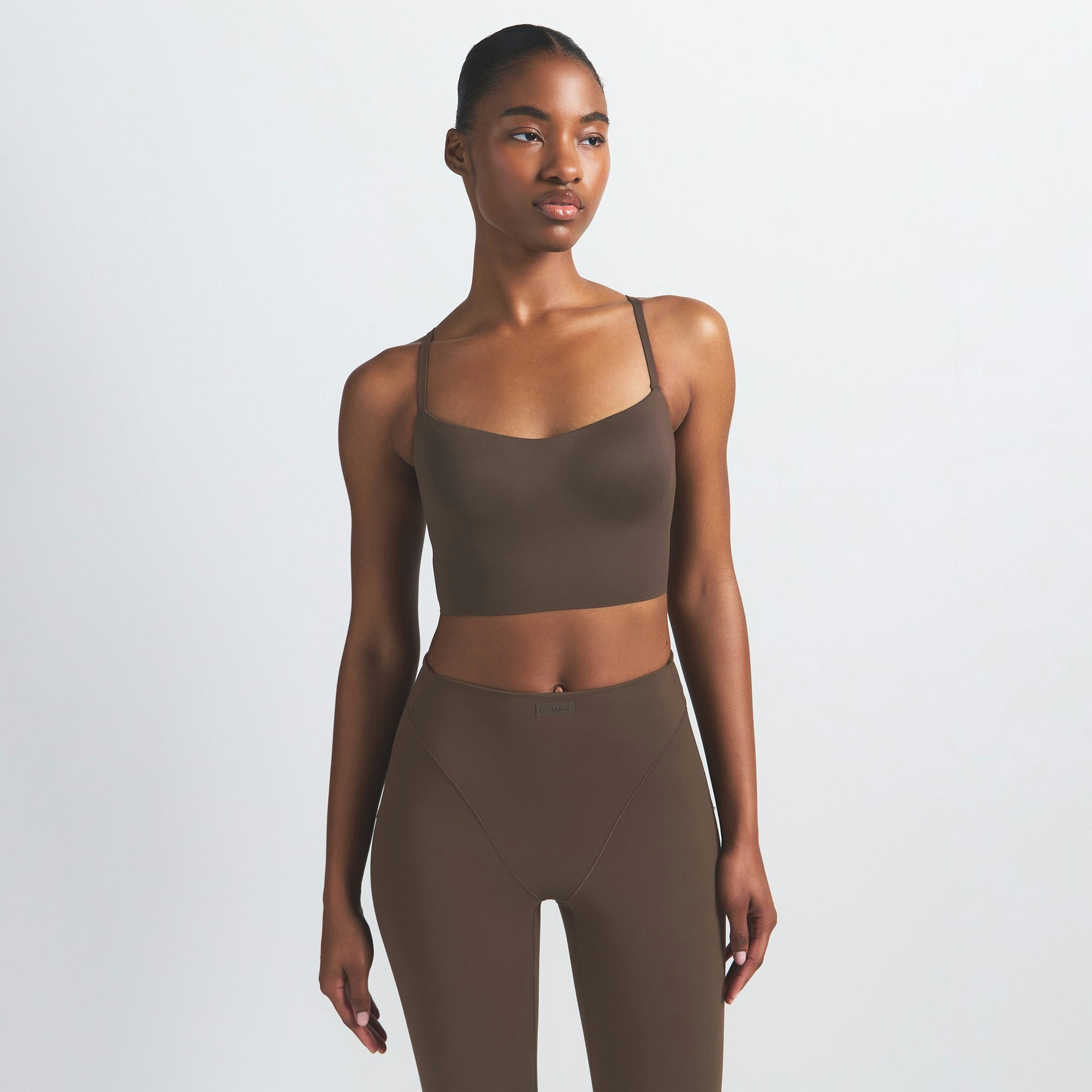 NikeSKIMS MATTE CAMI BRA TOP - DARK SEPIA - image 14