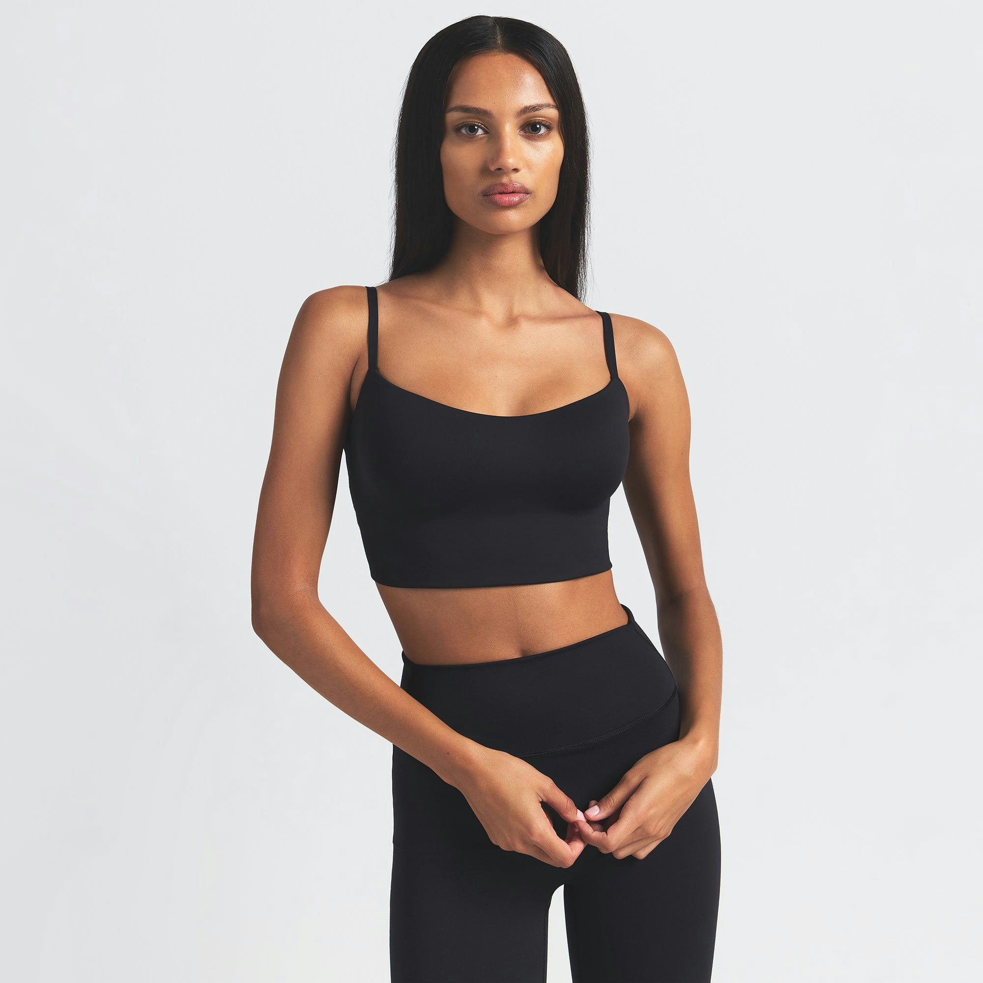 NikeSKIMS MATTE CAMI BRA TOP - OBSIDIAN - image 4
