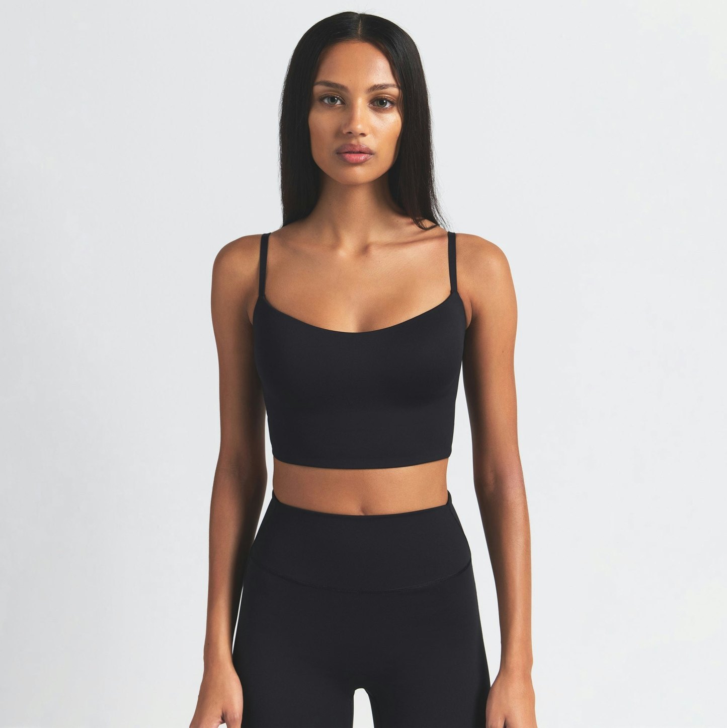 NikeSKIMS MATTE CAMI BRA TOP - OBSIDIAN - image 2