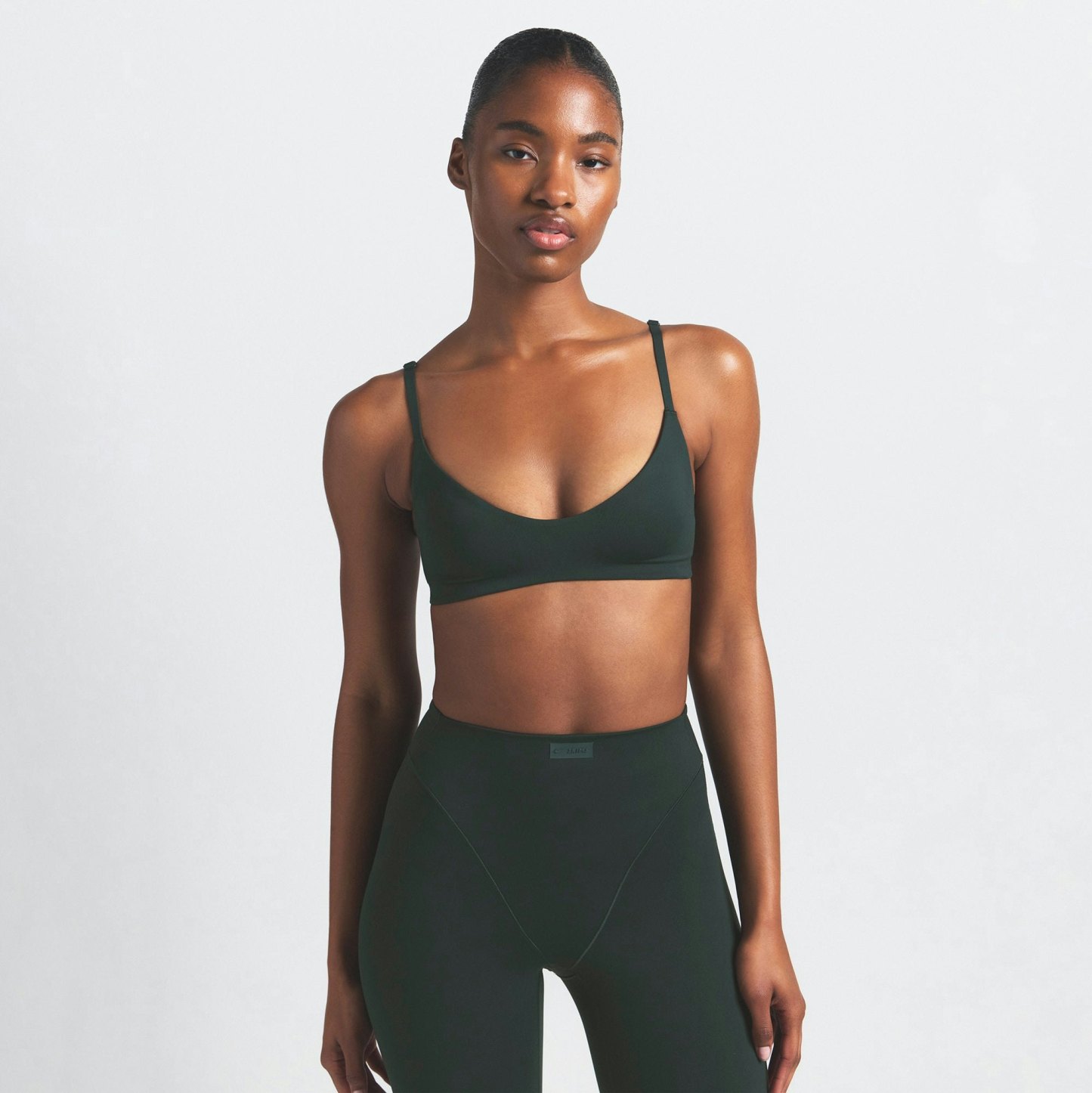 NikeSKIMS MATTE MICRO SCOOP BRA - DARK TEAL - image 21