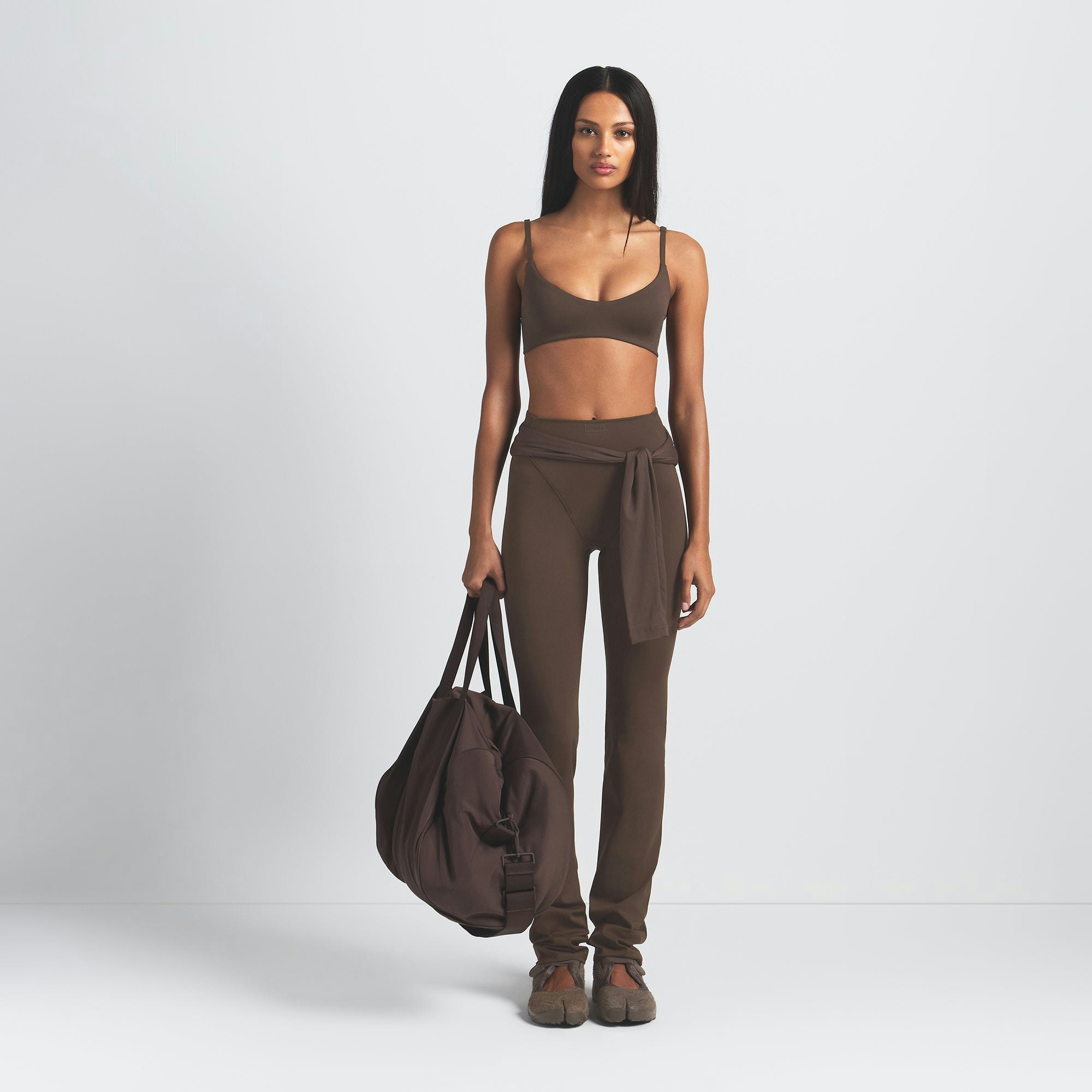 NikeSKIMS MATTE MICRO SCOOP BRA - DARK SEPIA - image 6