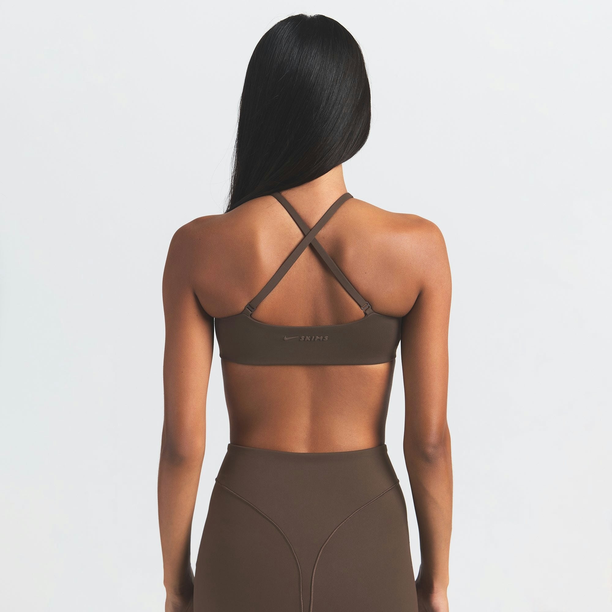 NikeSKIMS MATTE MICRO SCOOP BRA - DARK SEPIA - image 9