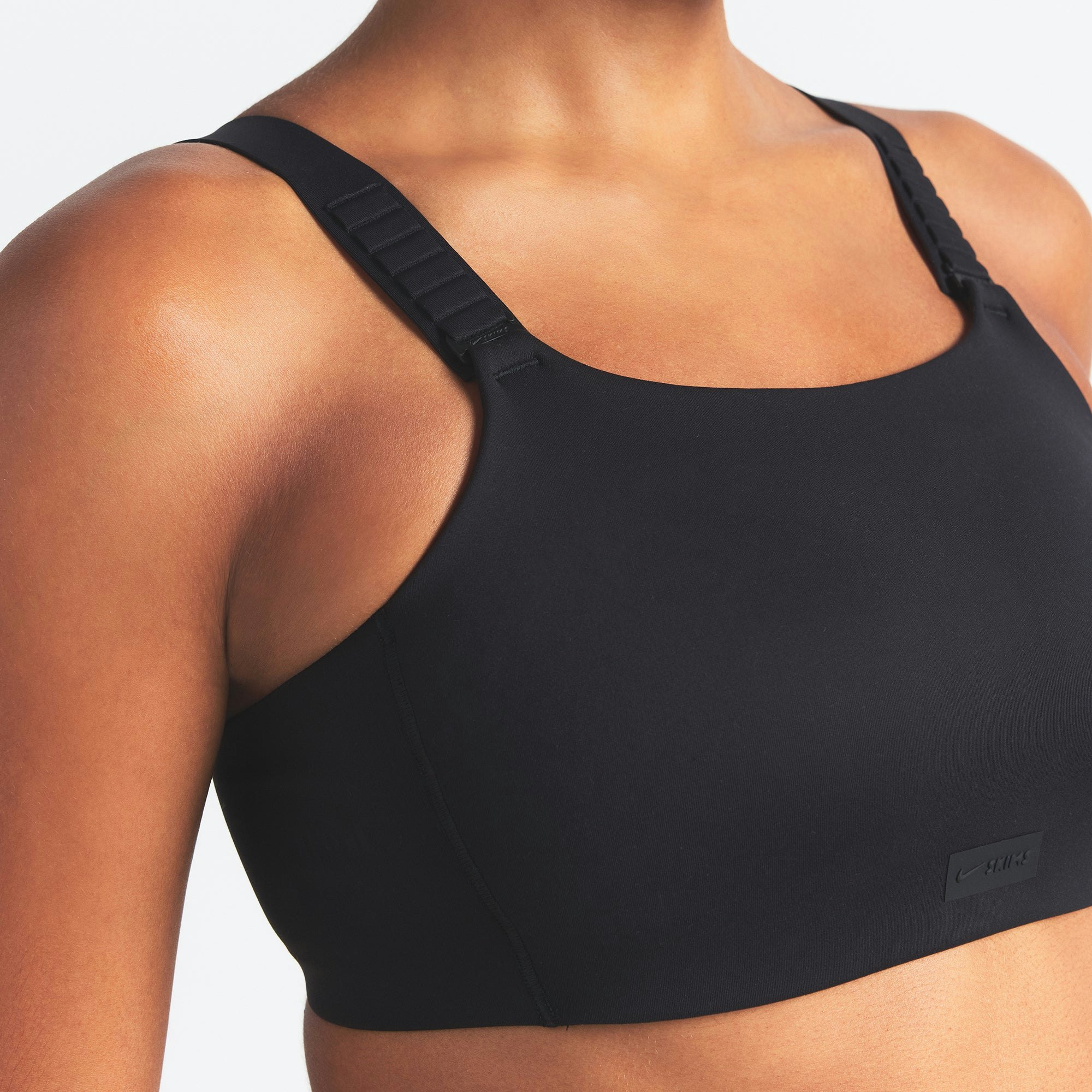 NikeSKIMS MATTE WIDE STRAP BRA - OBSIDIAN - image 2