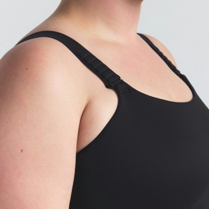NikeSKIMS MATTE WIDE STRAP BRA - OBSIDIAN - image 6