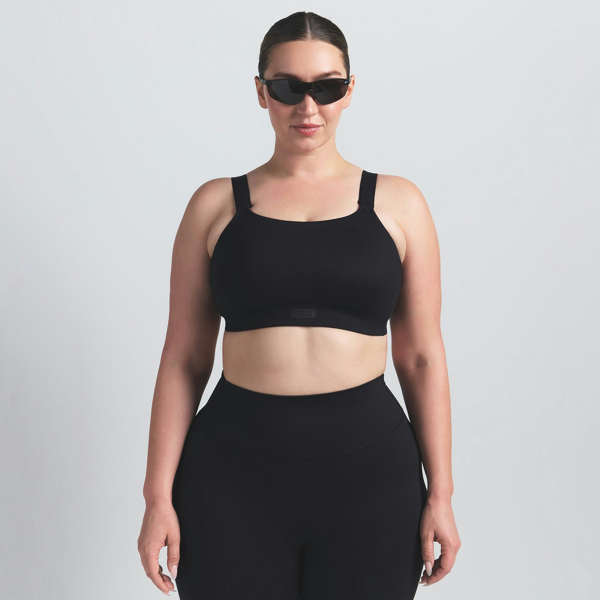NikeSKIMS MATTE WIDE STRAP BRA - OBSIDIAN - image 5